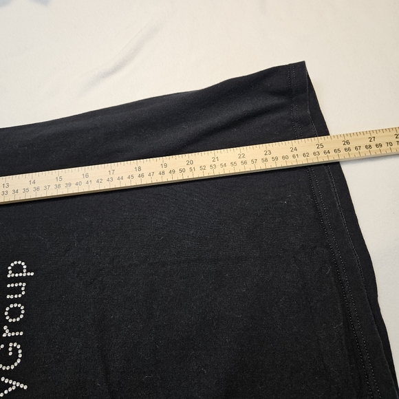 COPY - 2 Pc Lyn Dorf Wine Lovers Solid Black Tops Women's Size XL 100 %Cotton - Picture 9 of 16